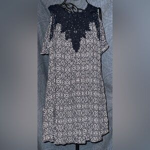 Knox Rose Blue and White Floral Dress